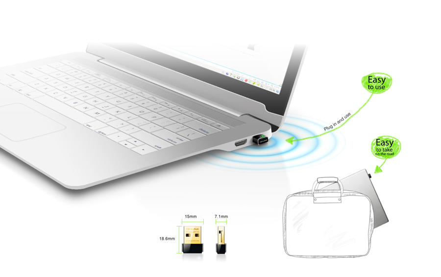 TP-LINK ασύρματος USB αντάπτορας δικτύου TL-WN725N, 150Mbps, Ver. 3.0