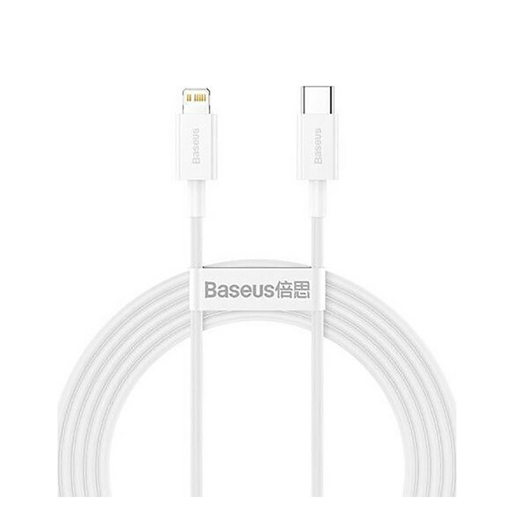Baseus Type-C - Lightning Superior Series fast charging data cable PD 20W 2m White (CATLYS-C02) (BASCATLYS-C02)