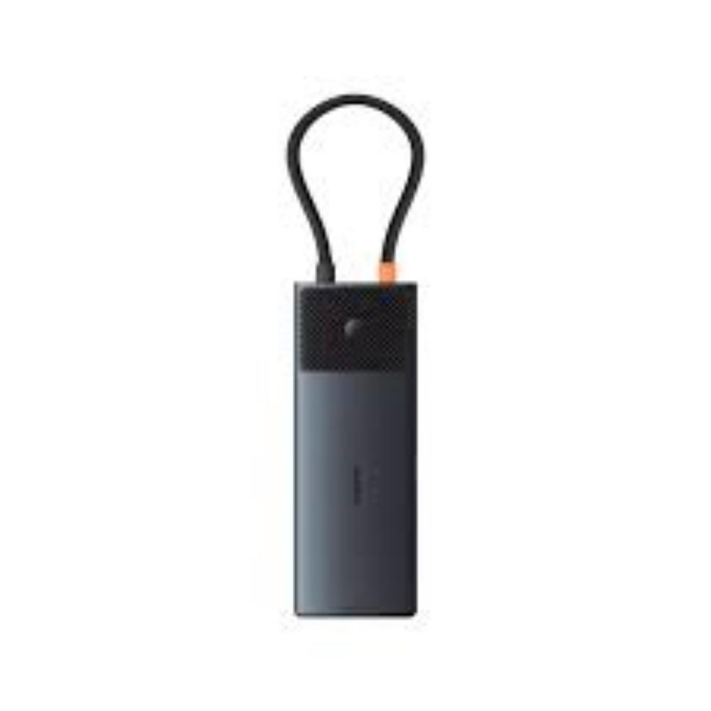 Baseus Metal Gleam Series USB-C Docking Station με HDMI/DisplayPort 4K PD Ethernet και σύνδεση 3 Οθονών Γκρι (B00061801123-00) (BASB00061801123-00)
