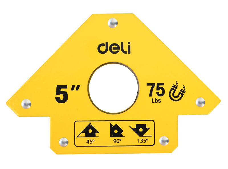 DELI μαγνητική γωνία συγκόλλησης DL-HDW75 με 45°/90°/135° γωνίες, 5