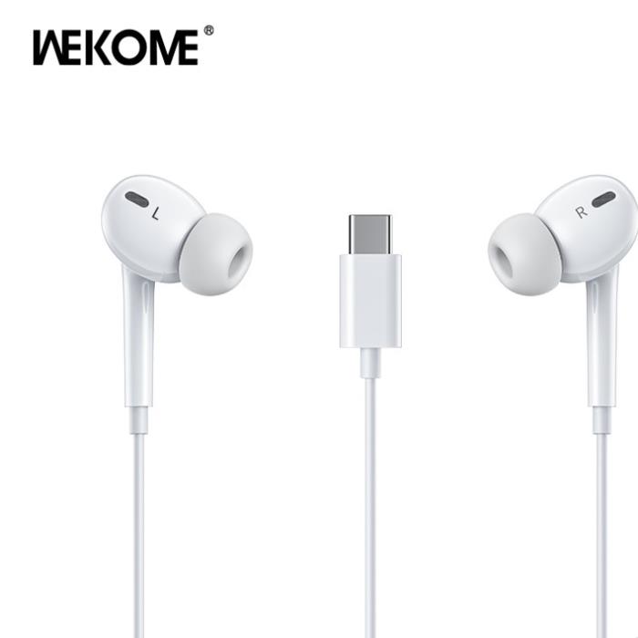 Ακουστικά WK YA17 USB-C Λευκό