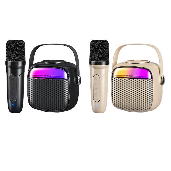 Ηχείο Mini Karaoke BT WK D43,με Mικρόφωνο Μαύρο
