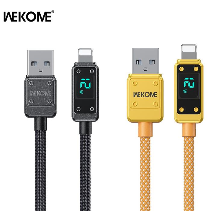 Καλώδιο Φόρτισης WK WDC-06 USB σε Lightning 1m Χρυσό