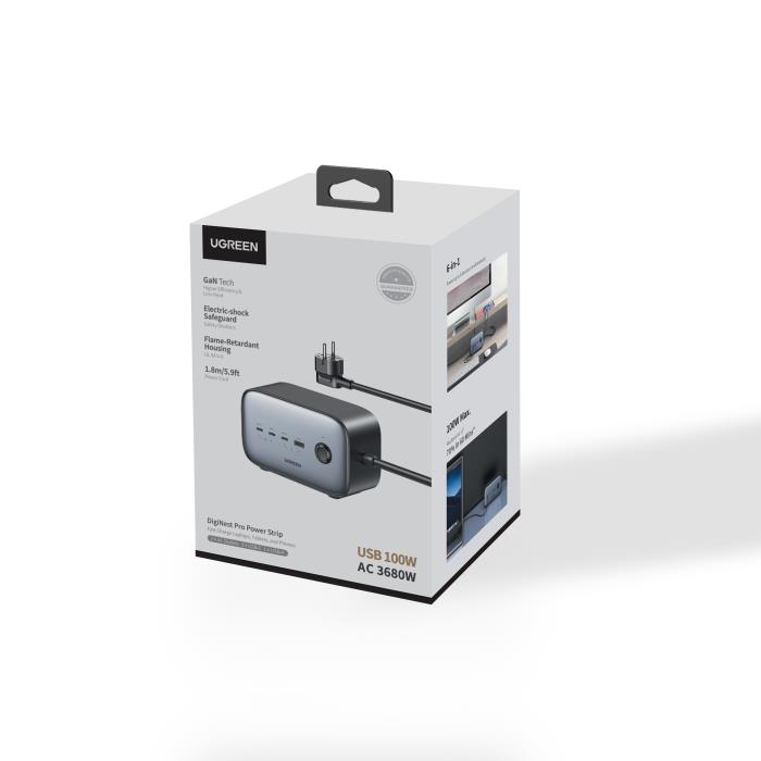 Φορτιστής Σπιτιού GaN III PD 100W UGREEN CD268 60167 7 Θέσεων