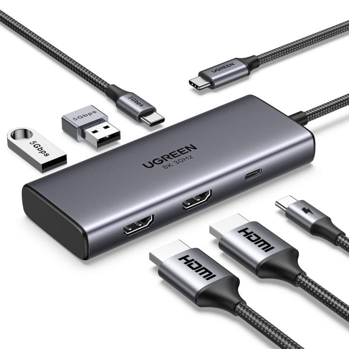 USB-C Docking Station 6 σε 1 UGREEN CM498 15852