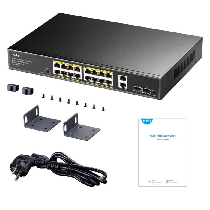 Switch 18 Θέσεων PoE Cudy GS1018PS2 Gigabit