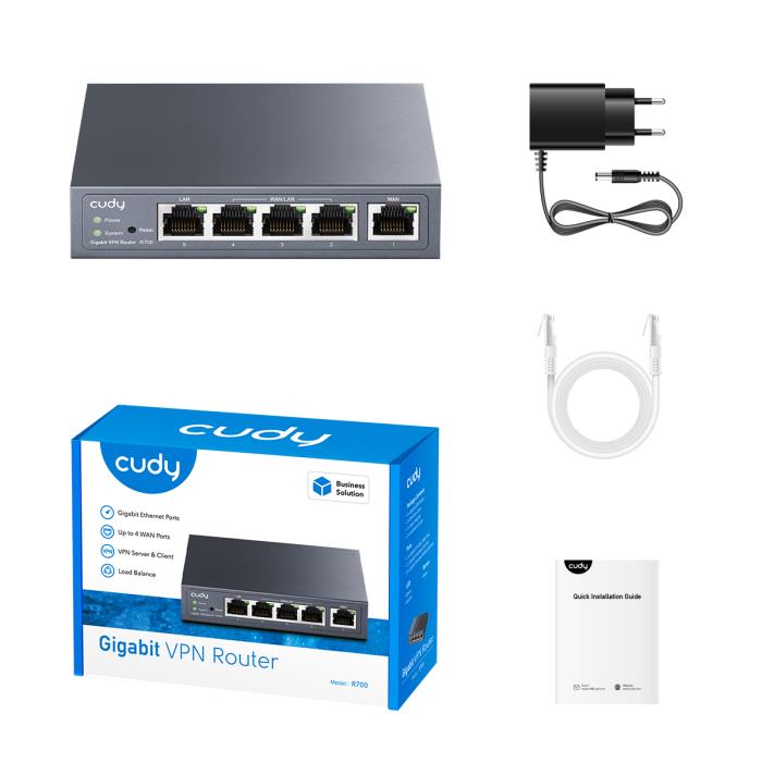 Router Multi-WAN VPN Cudy R700 Gigabit