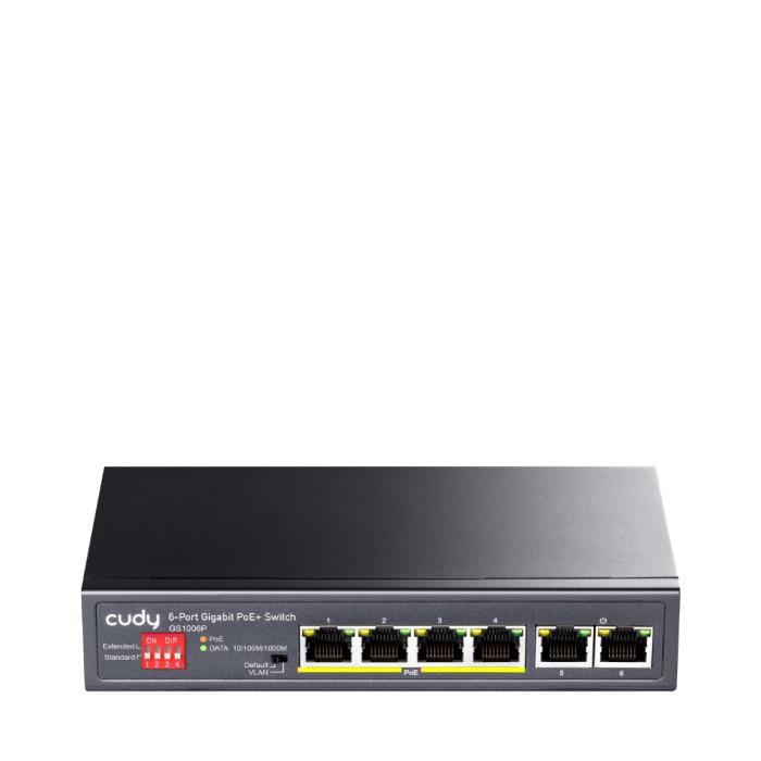 Switch 6 Θέσεων PoE Cudy GS1006P Gigabit