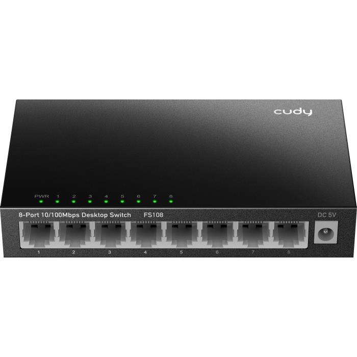Switch 8 Θέσεων Cudy FS108 10/100 Mbps Μεταλλικό