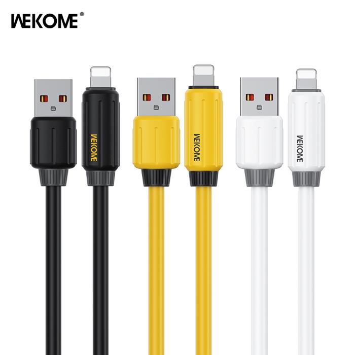 Καλώδιο Φόρτισης WK WDC-27i USB σε Lightning 1m Κίτρινο