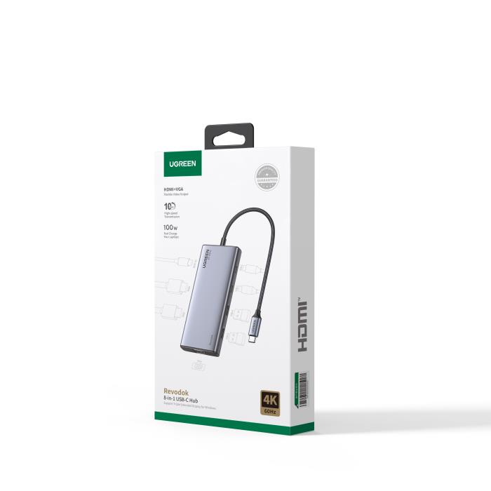 USB-C Docking Station 8 σε 1 UGREEN CM639 35588