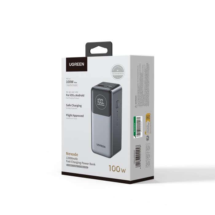 Power Bank 12000mAh PD 100W UGREEN PB724 35526B 3 θέσεων