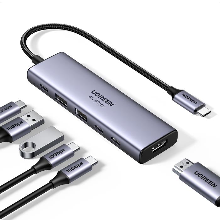 USB-C Docking Station 6 σε 1 UGREEN CM511 35999
