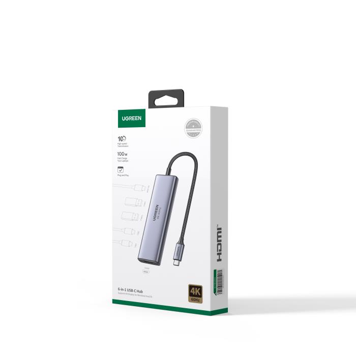 USB-C Docking Station 6 σε 1 UGREEN CM511 35999