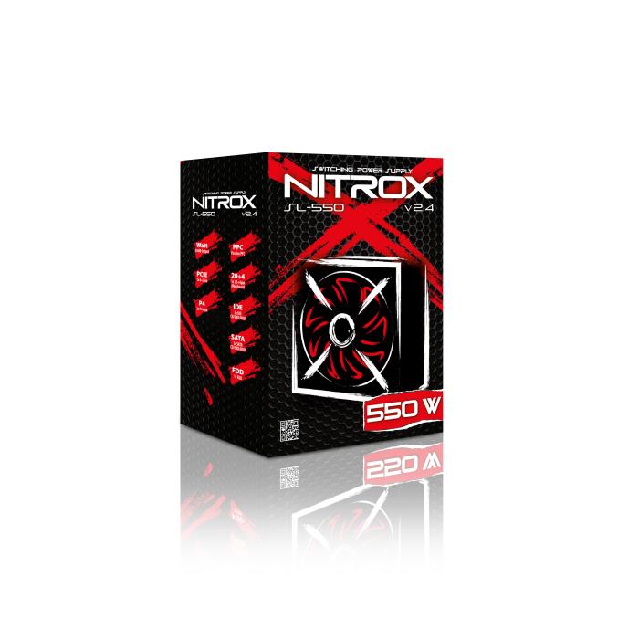 Τροφοδοτικό Υπολογιστή ATX Nitrox SL-550W v 2.4