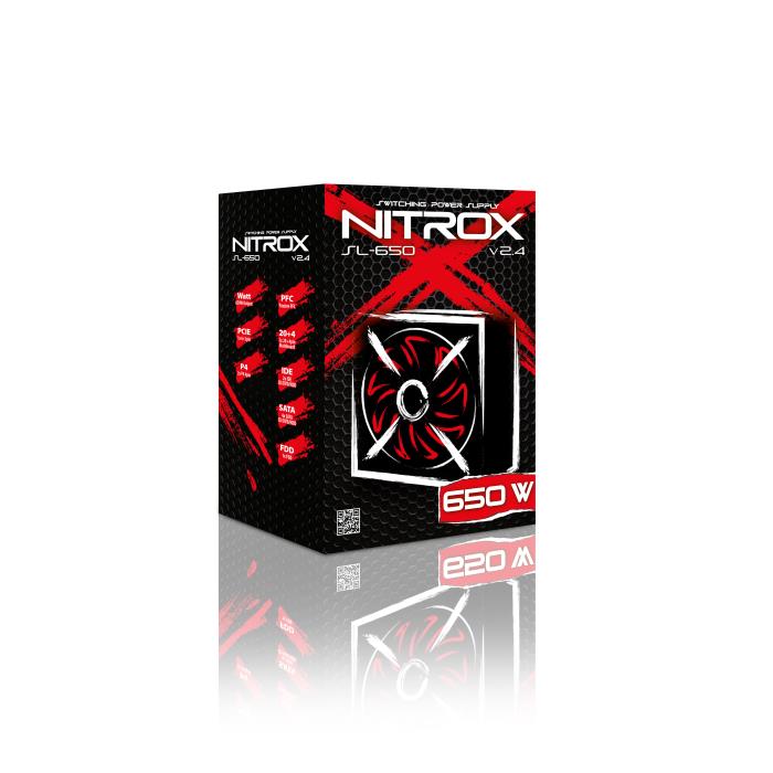 Τροφοδοτικό Υπολογιστή ATX Nitrox SL-650W v 2.4