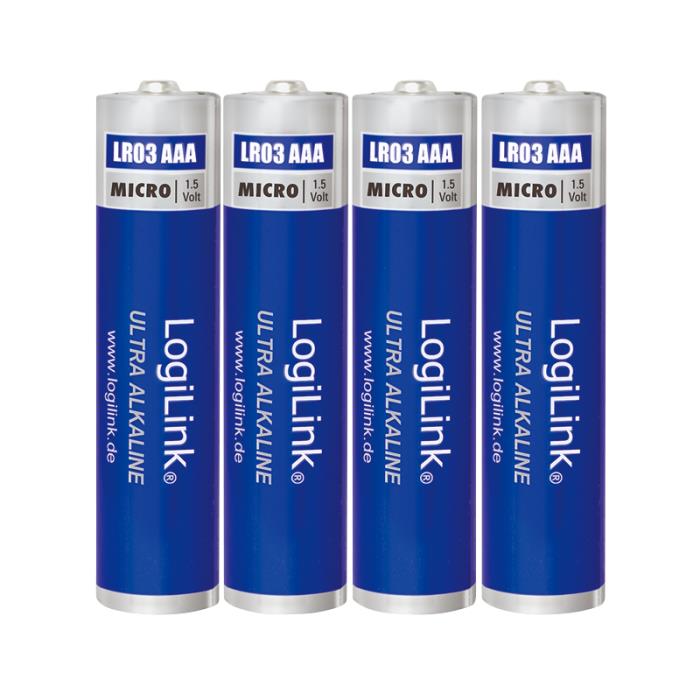 Μπαταρίες Αλκαλικές AAA LogiLink LR03B4 (4τμχ)