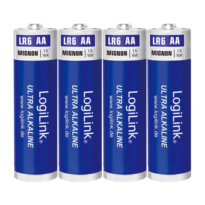 Μπαταρίες Αλκαλικές AA LogiLink LR6B4 (4τμχ)