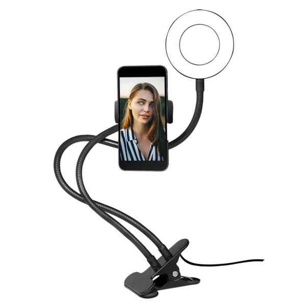 Ring Light 8.5cm με Κλίπ LogiLink AA0150, για Smartphone