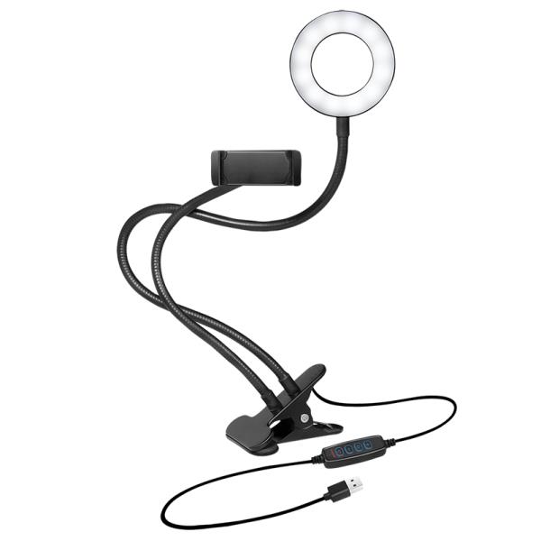 Ring Light 8.5cm με Κλίπ LogiLink AA0150, για Smartphone