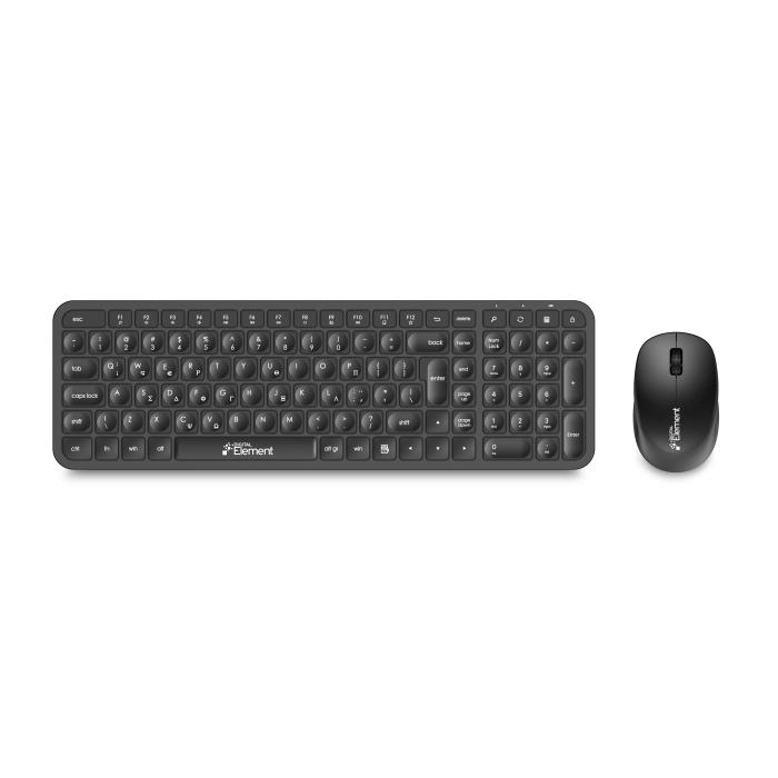 Ασύρματο Πληκτρολόγιο & Ποντίκι Element KB-650WMS
