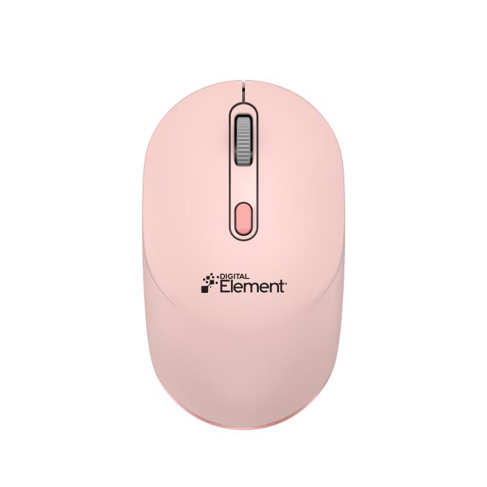 Ασύρματο Ποντίκι 2.4 GHz/BT Element MS-195P Ροζ