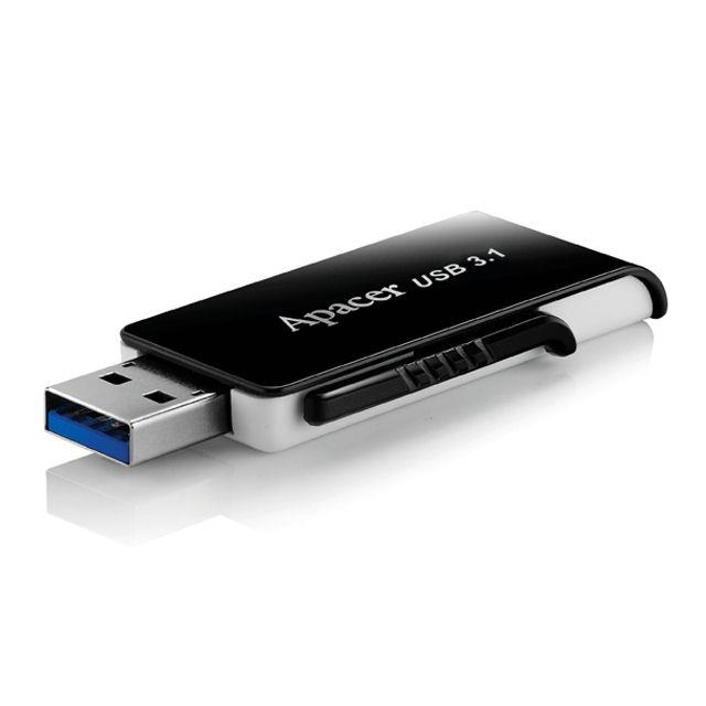 USB Stick Apacer AH350 32GB USB 3.1 Gen1 Μαύρο