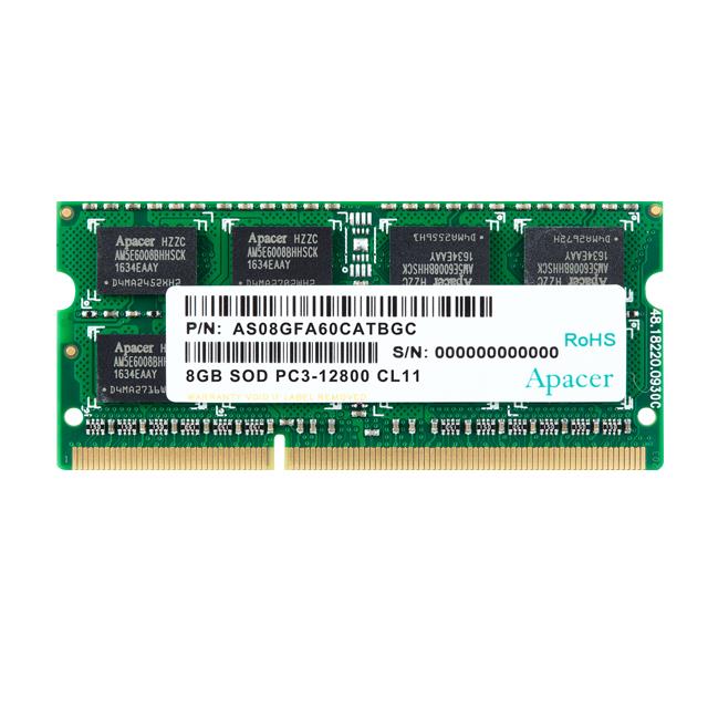 Μνήμη Laptop Apacer 8GB 1600MHz CL11 DDR3 SODIMM