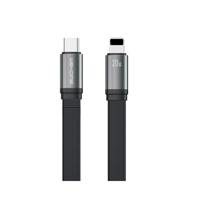Καλώδιο Φόρτισης WK WDC-155 USB-C σε Lightning PD 20W 1.2m Μαύρο