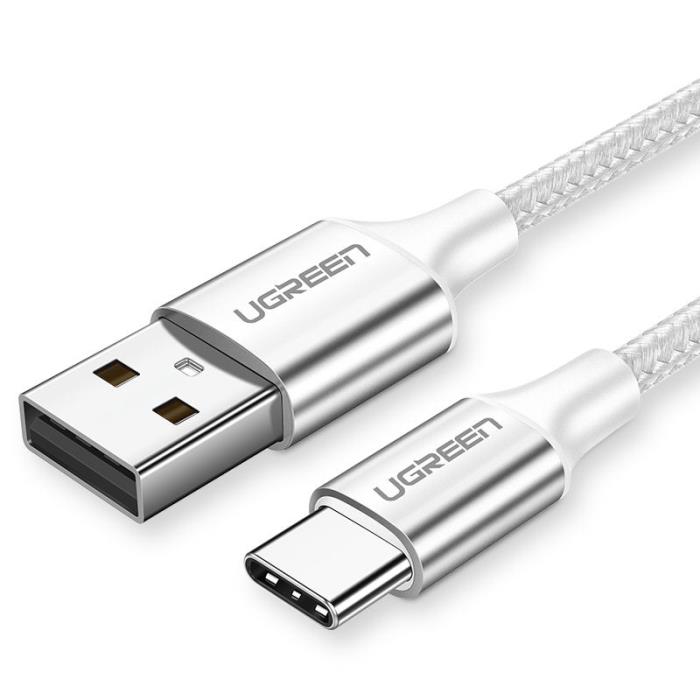 Καλώδιο Φόρτισης UGREEN US288 60131 USB σε USB-C 1m Ασημί