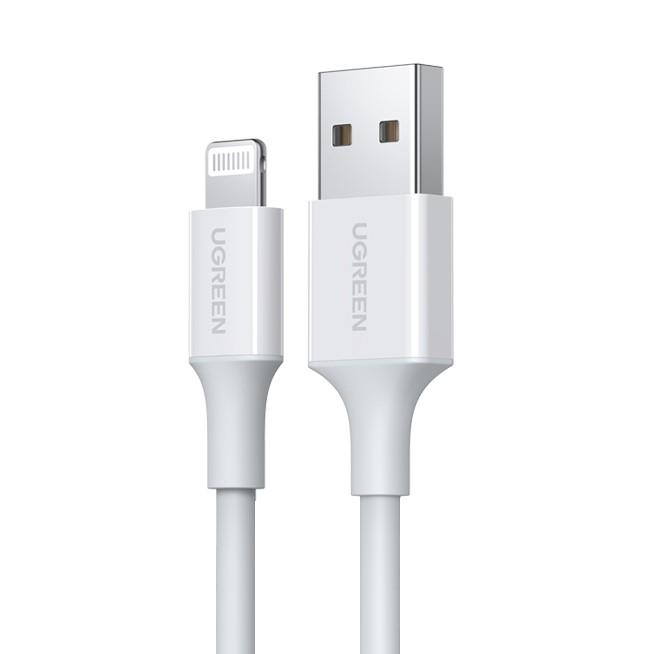 Καλώδιο Φόρτισης UGREEN US155 20728 USB σε Lightning 1m Λευκό