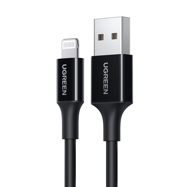 Καλώδιο Φόρτισης UGREEN US155 80822 USB σε Lightning 1m Μαυρό