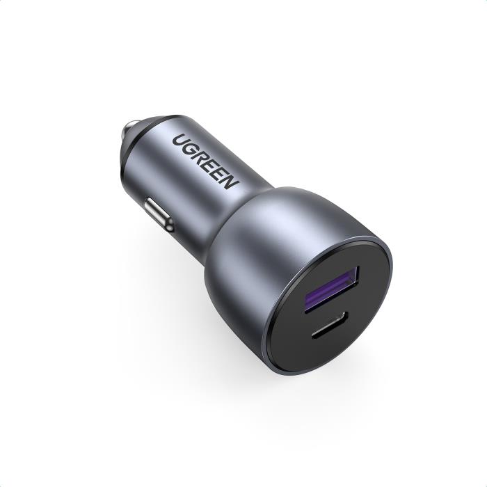 Φορτιστής Αυτοκινήτου PD 42.5W UGREEN CD213 60980 2 Θέσεων Γκρί