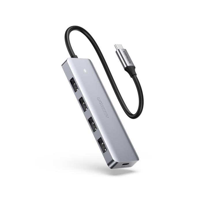 USB-C 3.0 Hub 4 Θέσεων UGREEN CM219 70336 Γκρί
