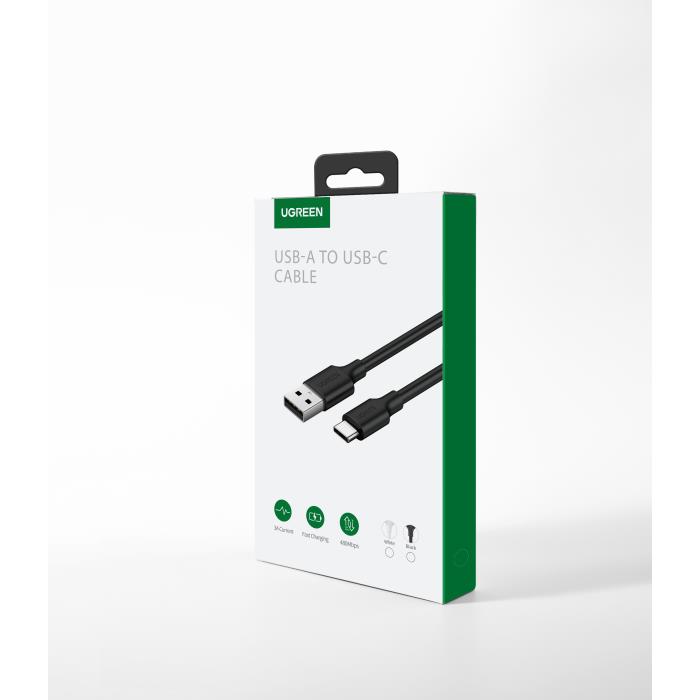 Καλώδιο Φόρτισης UGREEN US287 60118 USB σε USB-C 2m Μαύρο