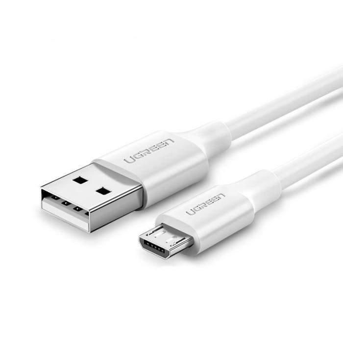 Καλώδιο Φόρτισης UGREEN US289 60143 USB σε Micro Usb 2m Λευκό