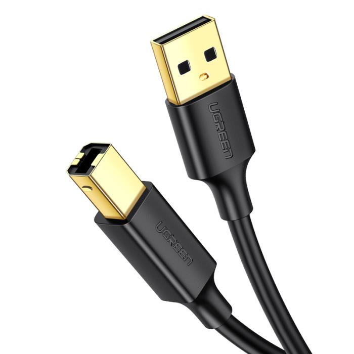 Καλώδιο USB 2.0 σε USB-B M/M UGREEN US135 10351 3m Μαύρο