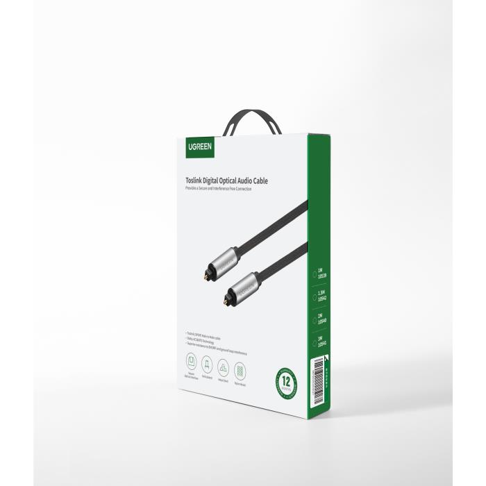 Καλώδιο Ήχου Οπτικής Ίνας M/M UGREEN AV108 10539 1m Μαύρο