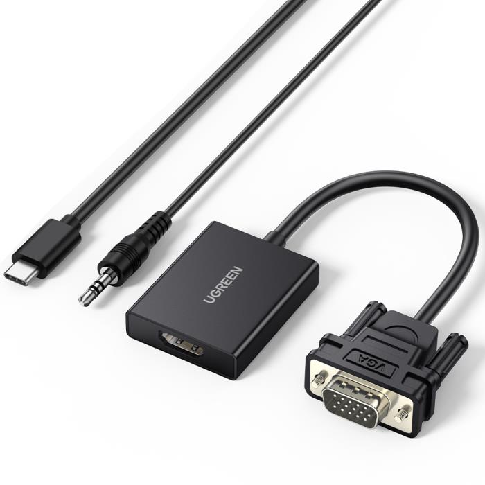 Μετατροπέας VGA to HDMI UGREEN CM513 50945,με USB-C τροφοδοσία