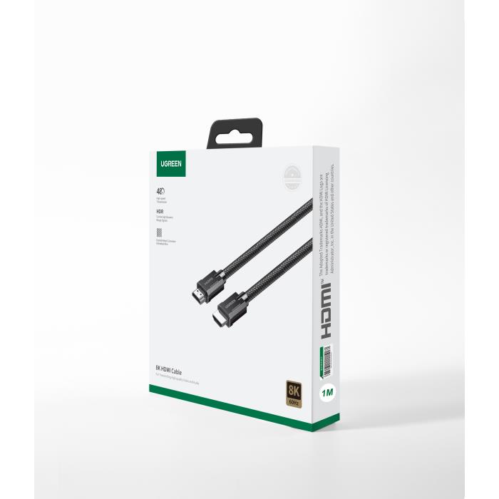 Καλώδιο HDMI M/M 8K/60Hz UGREEN HD135 70319 1m Braided Μαύρο