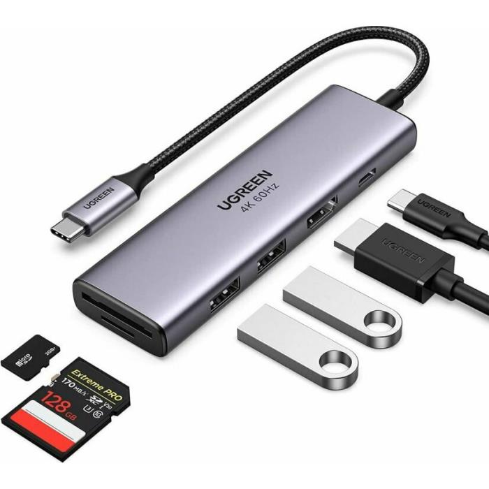 USB-C Docking Station 6 σε 1 UGREEN CM511 60384