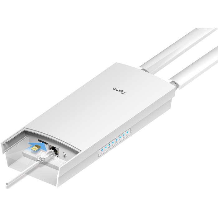 Router 4G Cudy LT500 AC1200 Cat.4 Εξωτερικού Χώρου