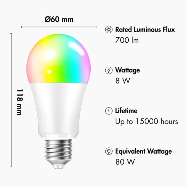 Έξυπνη Λάμπα Wi-Fi Led LogiLink SH0121 Τύπου Bulb