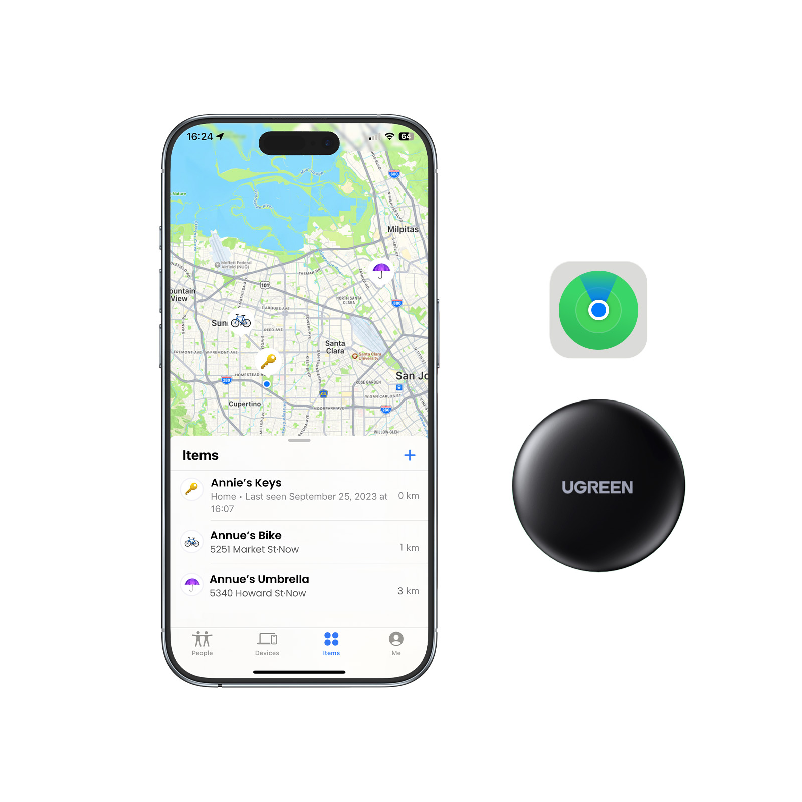Φορητή Συσκευή Εντοπισμού BT UGREEN CM520 60387