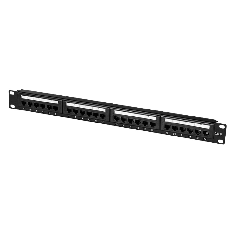 Patch Panel CAT6 24 Θέσεων 1U Logilink NP0004 EconLine
