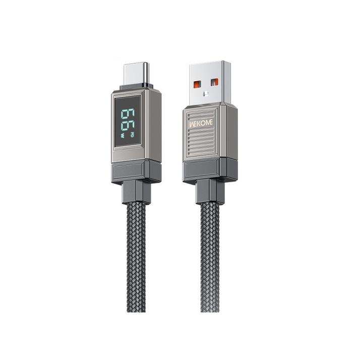 Καλώδιο Φόρτισης WK WDC-39 USB σε USB-C 66W 1.2m Μαύρο