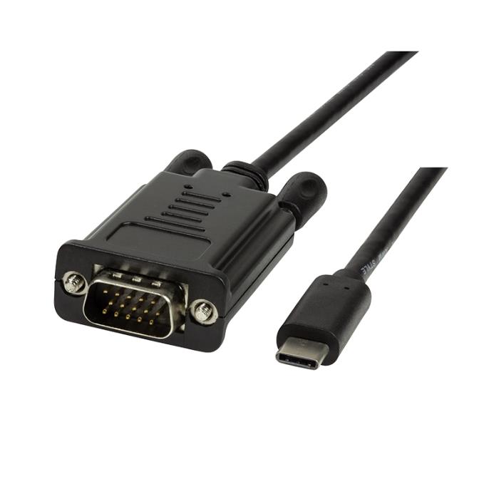 Καλώδιο USB-C σε VGA M/M LogiLink UA0334 3m
