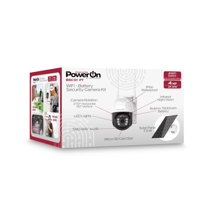 Κάμερα IP Wi-Fi Power On BSC-01 2K