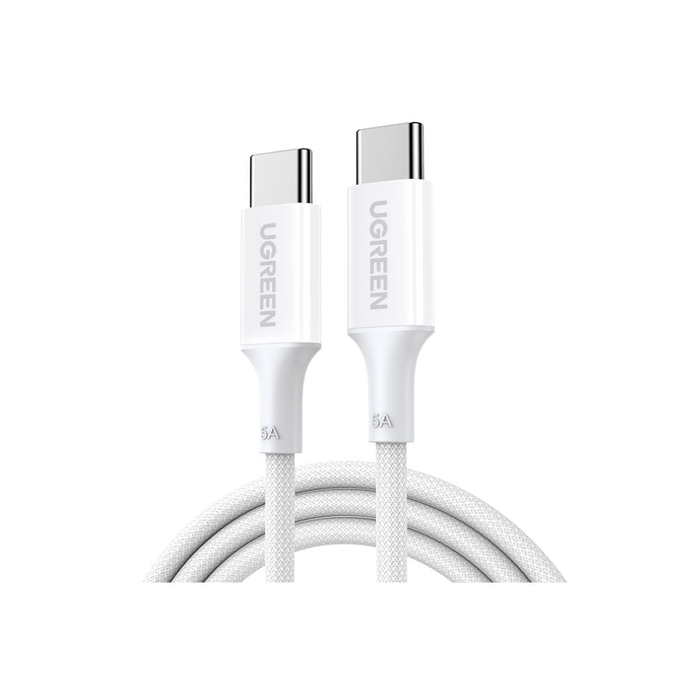 Καλώδιο Φόρτισης UGREEN L502 65256 USB-C σε USB-C PD 100W 2m Λευκό