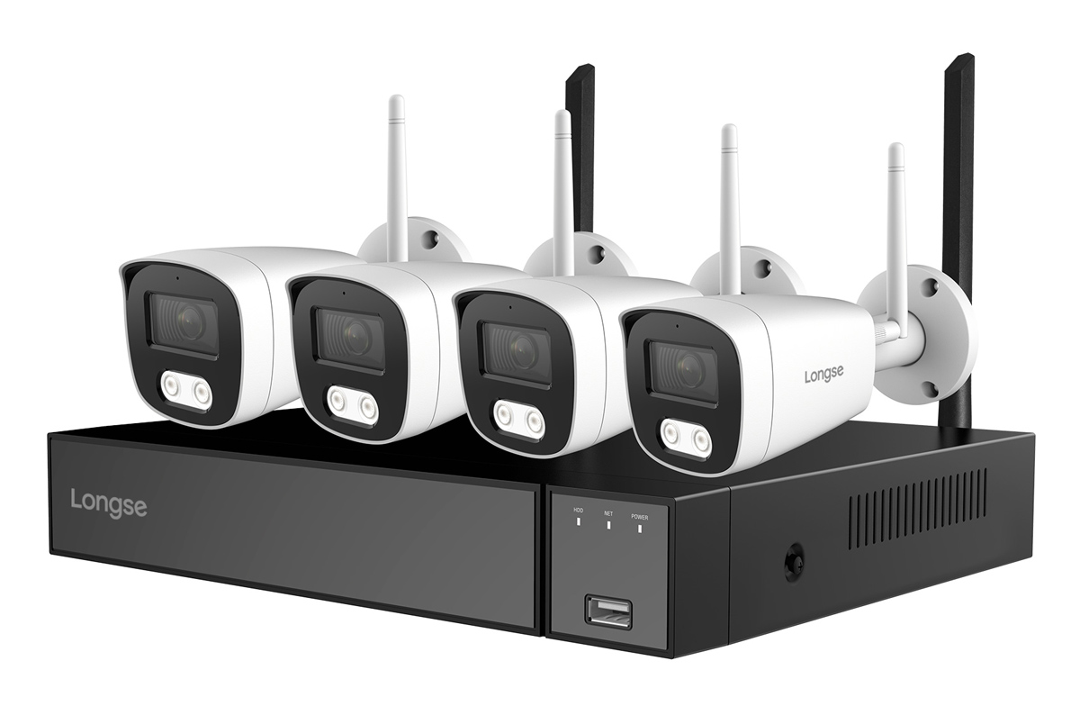 LONGSE NVR καταγραφικό με 4 κάμερες LW5MC84B1, WiFi, 5MP, 8 κανάλια